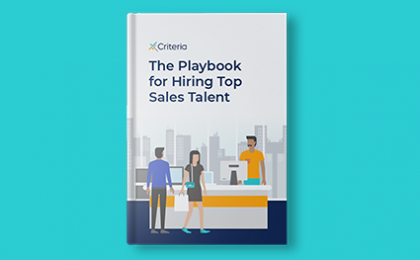 ebook The Playbook for Hiring Top Sales Talent 