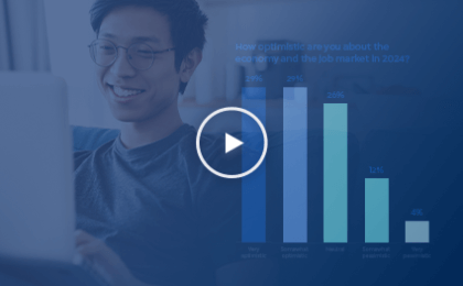 Candidate Research webinar with play button